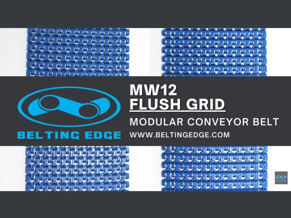 plastic modular mw12 flush grid conveyor belt videos