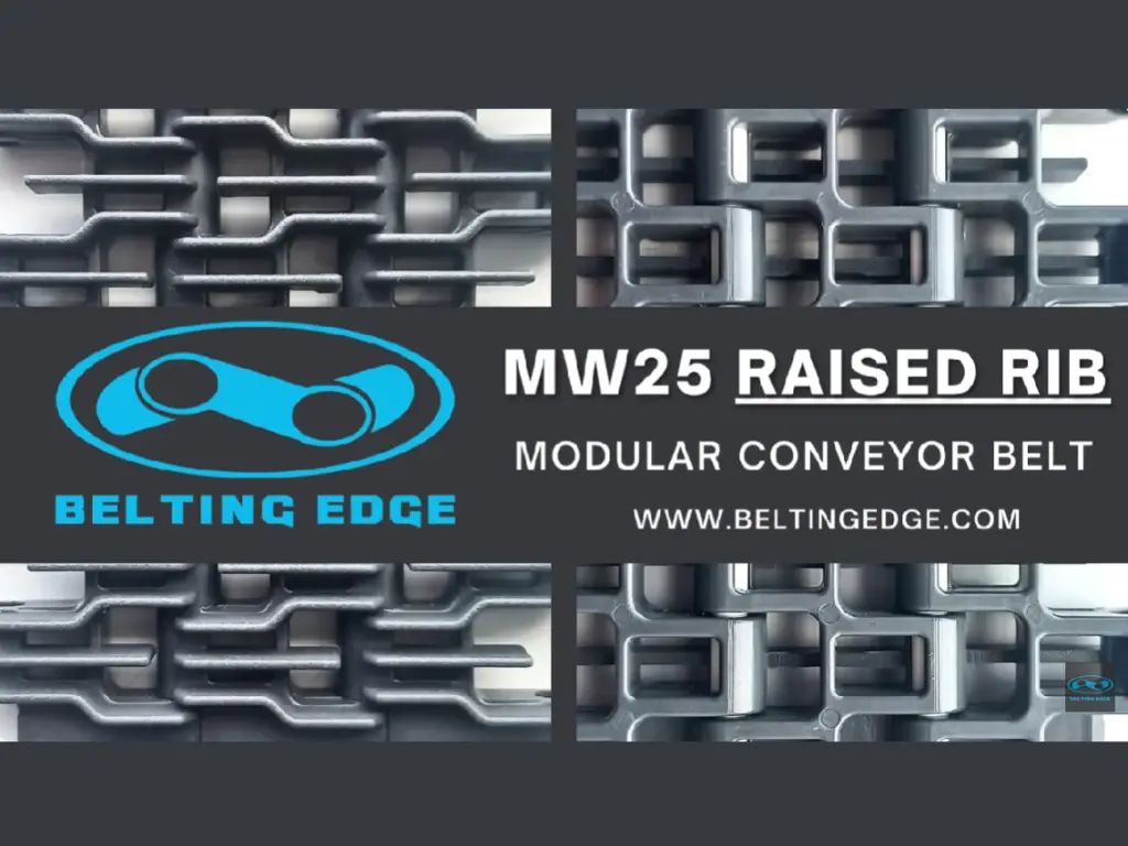 plastic modular raised rib conveyor belt video